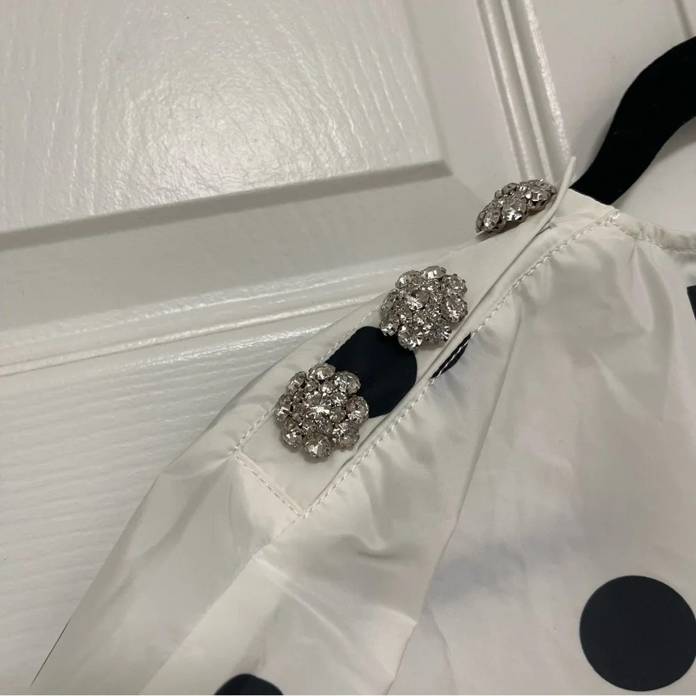 NWT GANNI Polka Dot Top - Picture 8 of 10